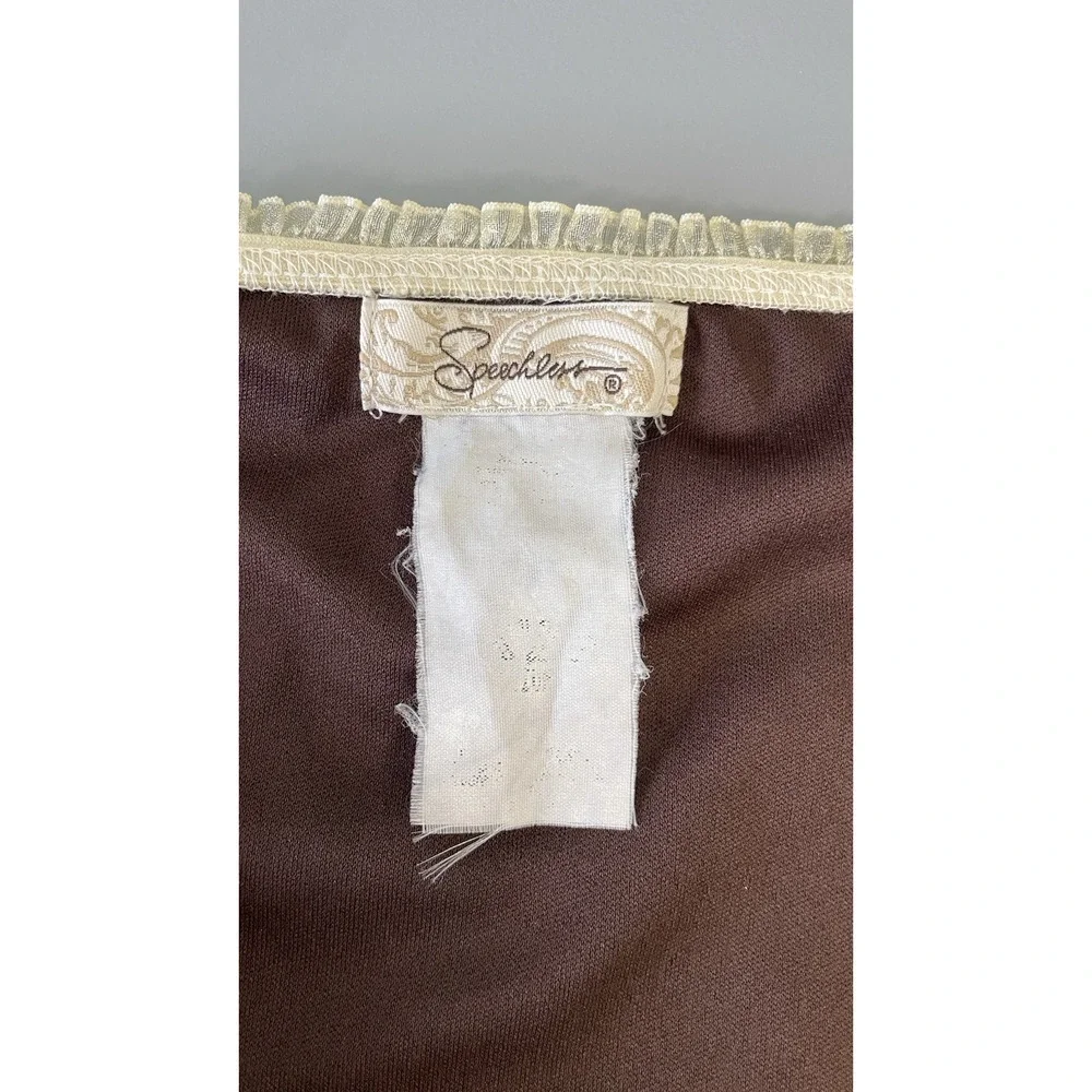 Vintage Speechless Y2K Lace Tank Babydoll Coquette Fairycore V Neck S/M - Picture 8 of 11